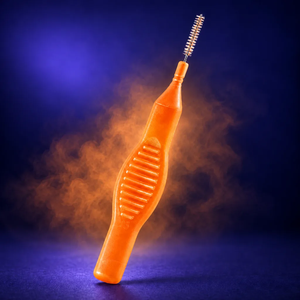 Brossette Orange Aurore droite, 0,8 mm