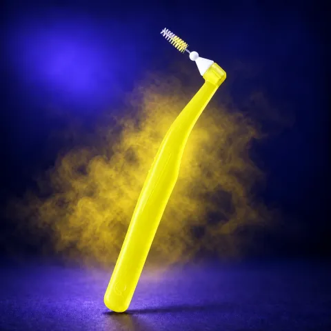 Brossette Jaune Solaire coudée